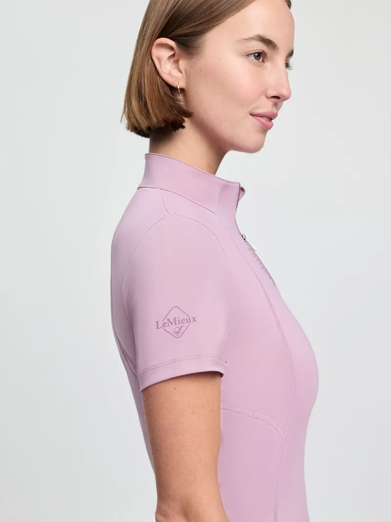 LeMieux Classique Short Sleeve Base Layer Ladies in Fondant-3