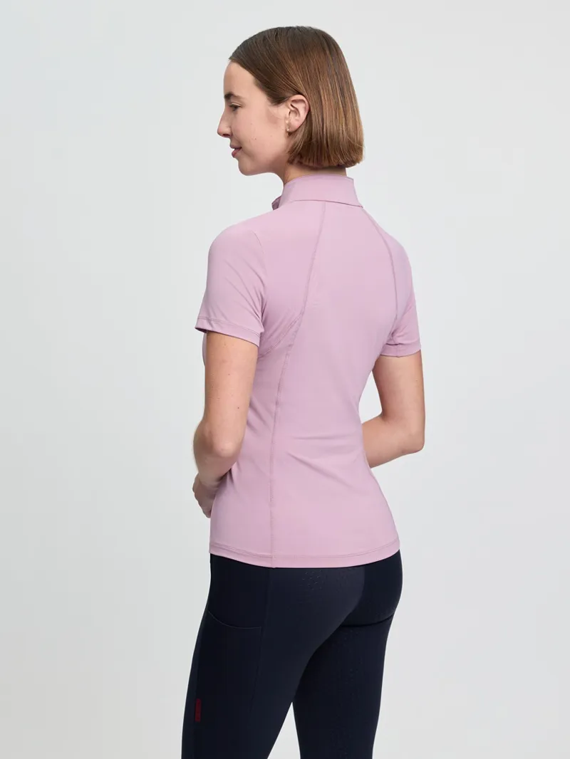 LeMieux Classique Short Sleeve Base Layer Ladies in Fondant-4