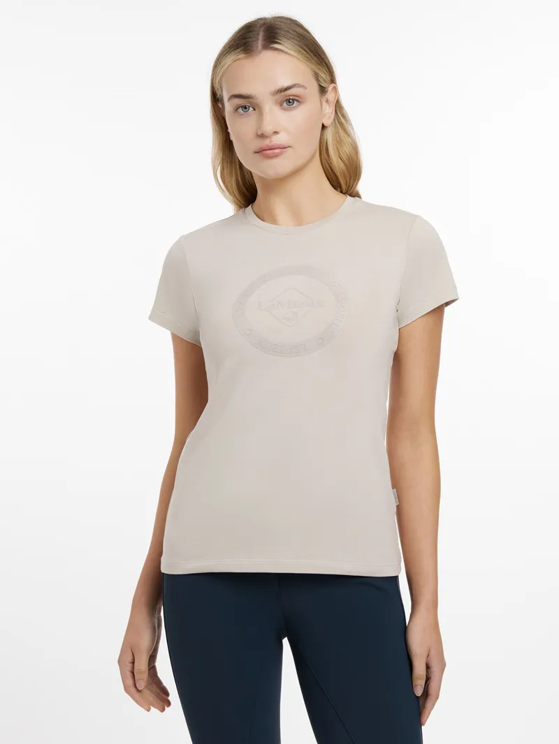 LeMieux Classique T-Shirt Ladies in Stone