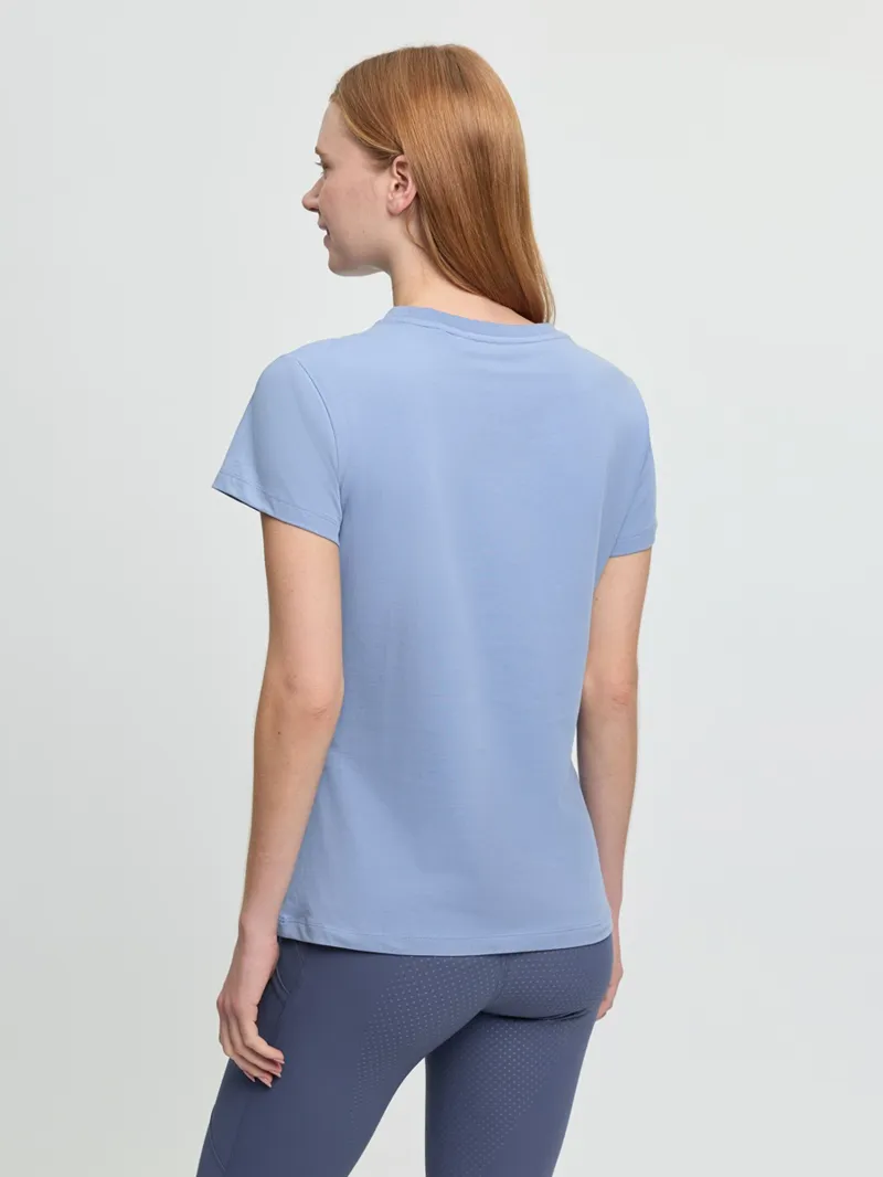 LeMieux Classique T-Shirt Ladies in Powder Blue-4