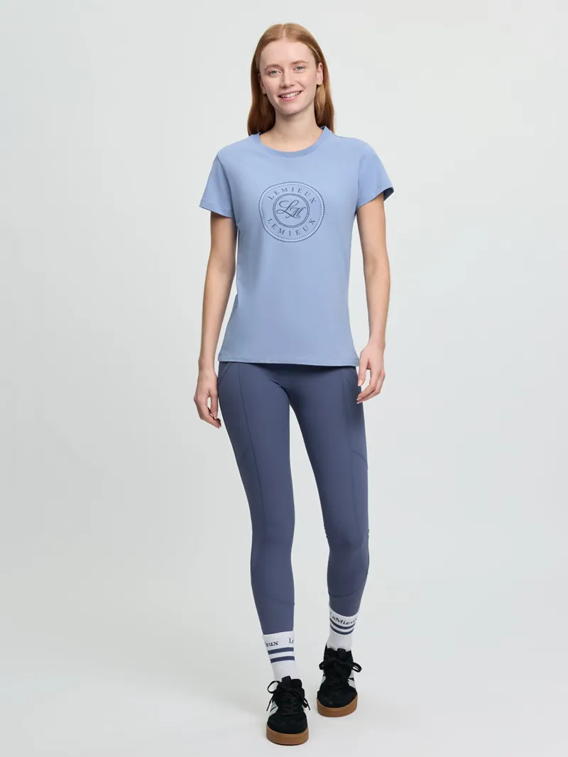 LeMieux Classique T-Shirt Ladies in Powder Blue-1