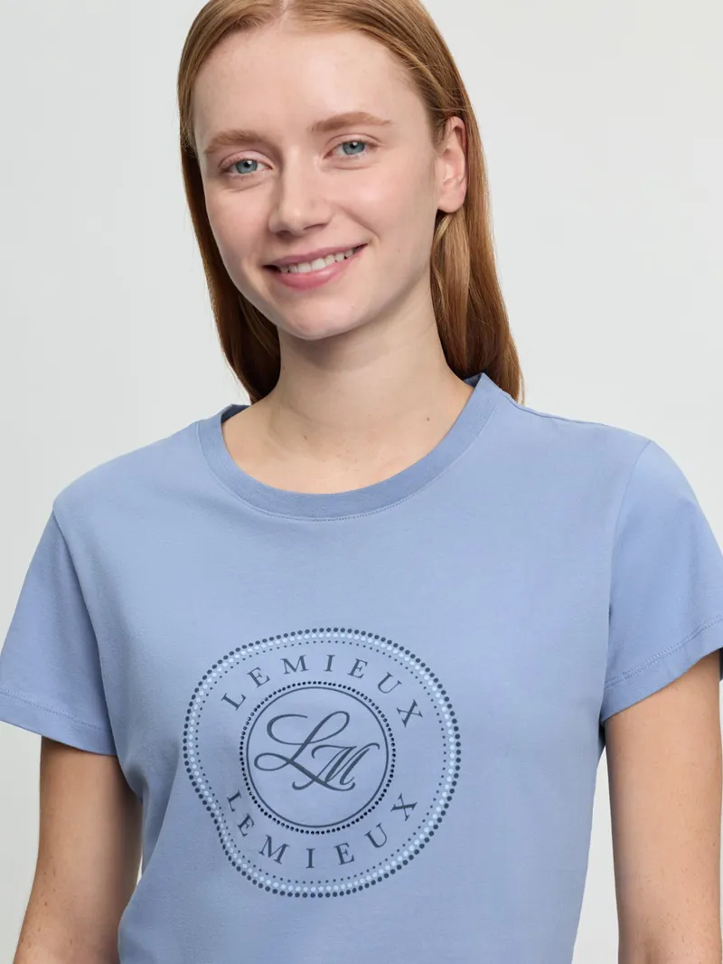LeMieux Classique T-Shirt Ladies in Powder Blue-2