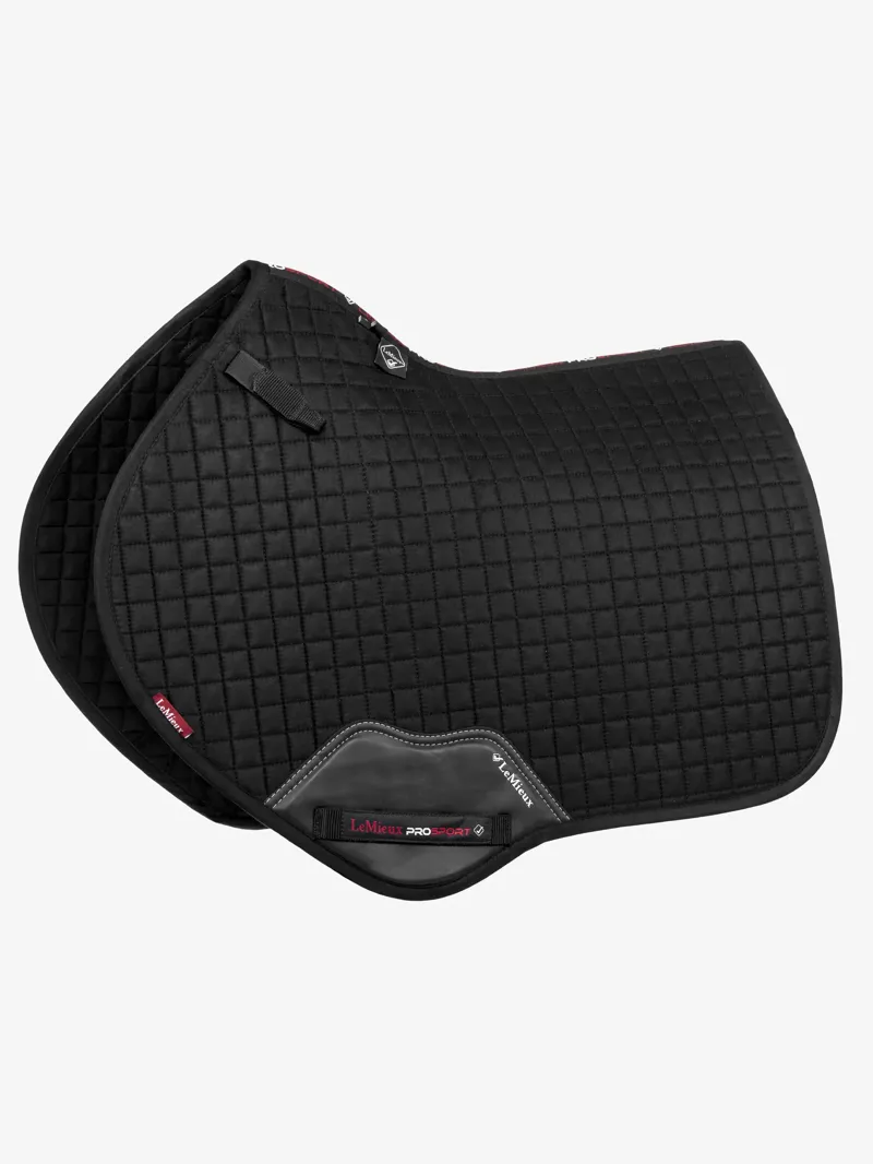 LeMieux Close Contact Suede Saddle Pad in Black