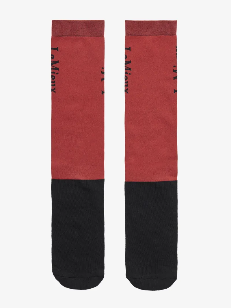 LeMieux Competition Socks in Russet-1