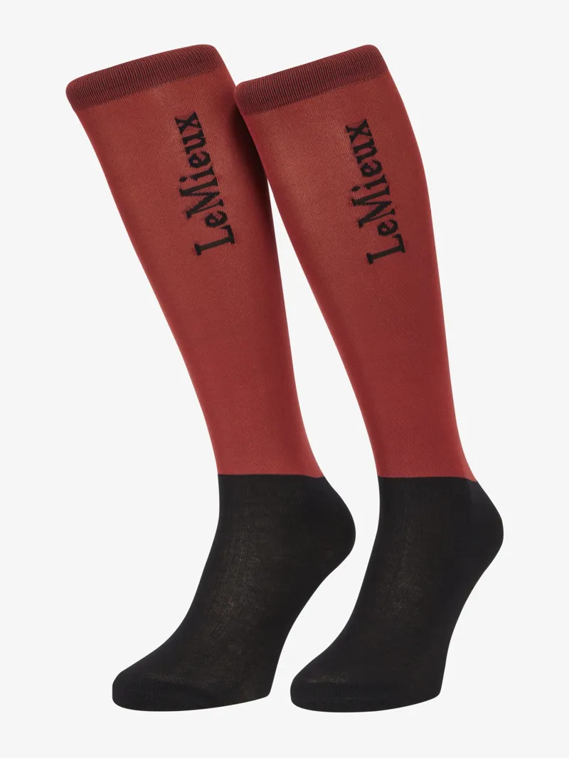 LeMieux Competition Socks in Russet