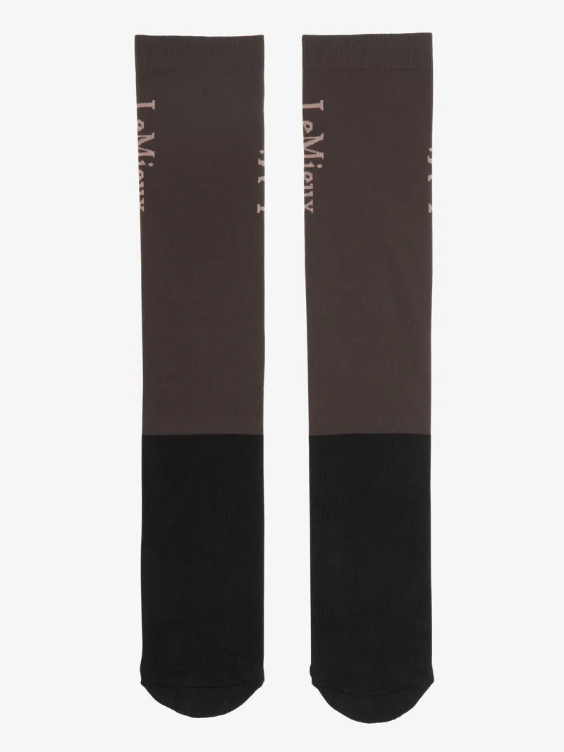 LeMieux Competition Socks in Cocoa-1