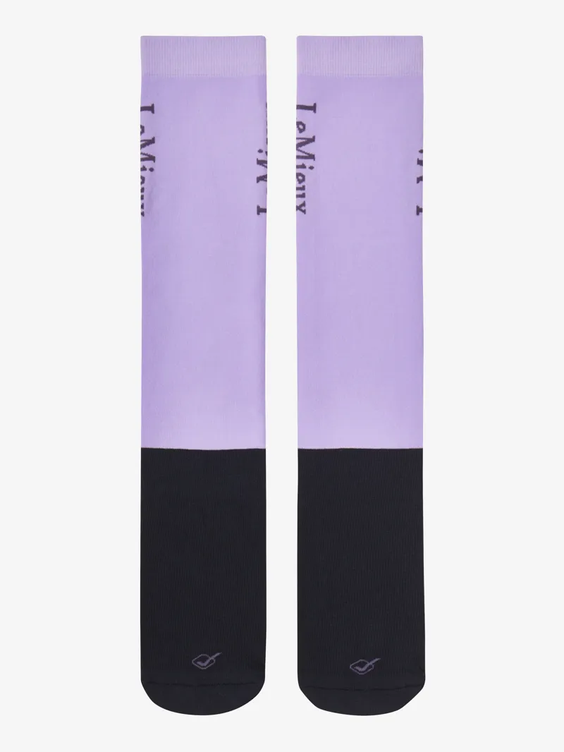 LeMieux Competition Socks Unisex in Lilac-2