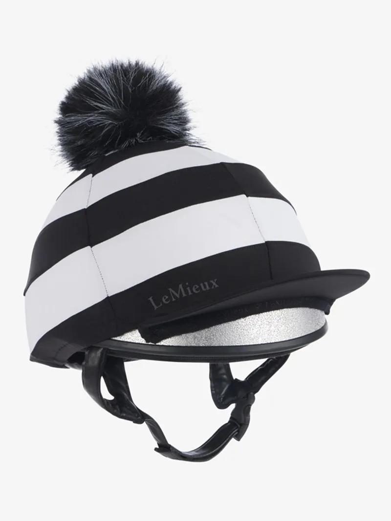 LeMieux Derby Pom Hat Silk in Black