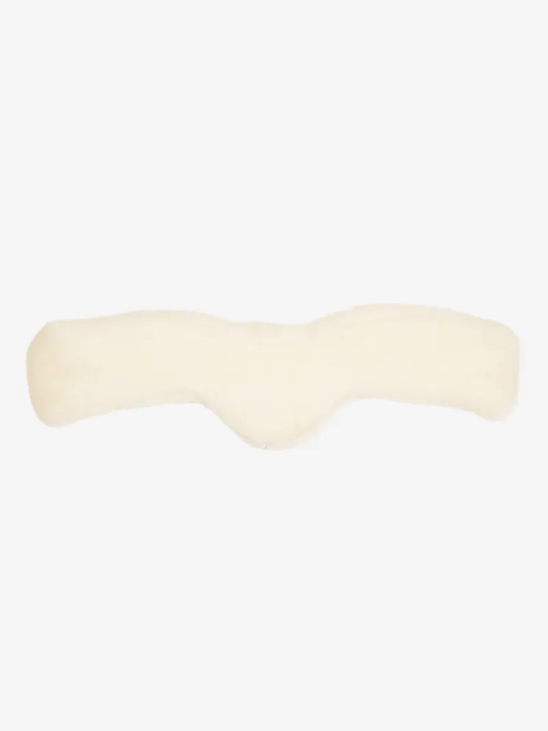 LeMieux Merino+ Anatomic Dressage Girth Cover in Natural-1