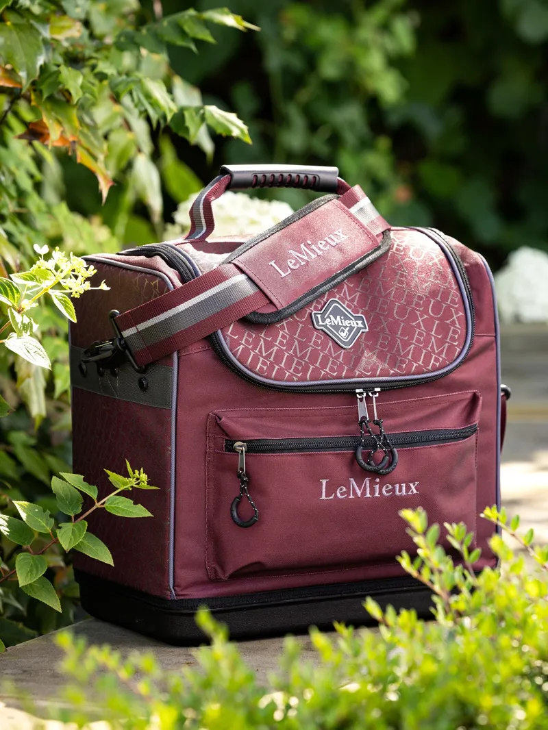 LeMieux Elite Pro Grooming Bag in Burgundy-1