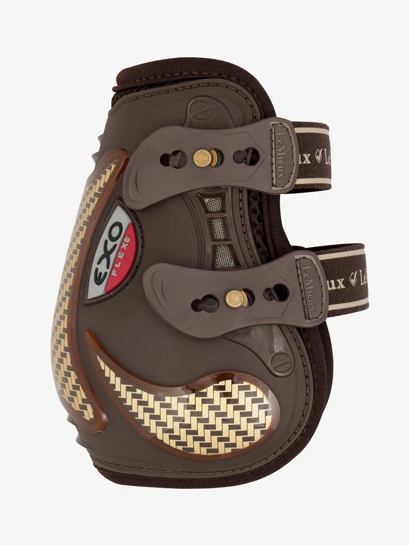 LeMieux Exo-Flex Ankle Boot in Brown and Gold