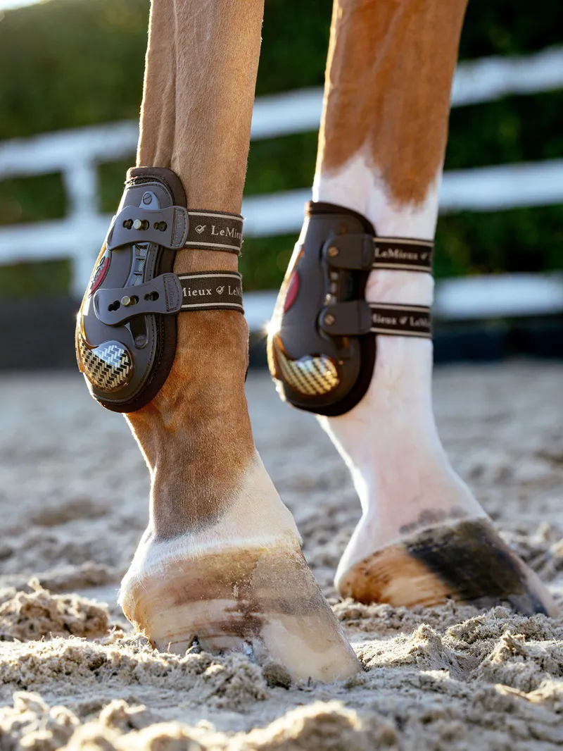 LeMieux Exo-Flex Ankle Boot in Brown and Gold-5