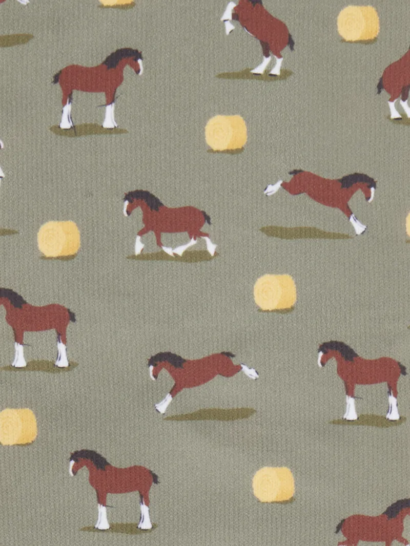 LeMieux Footsie Socks in Clydesdale and Willow Print-2
