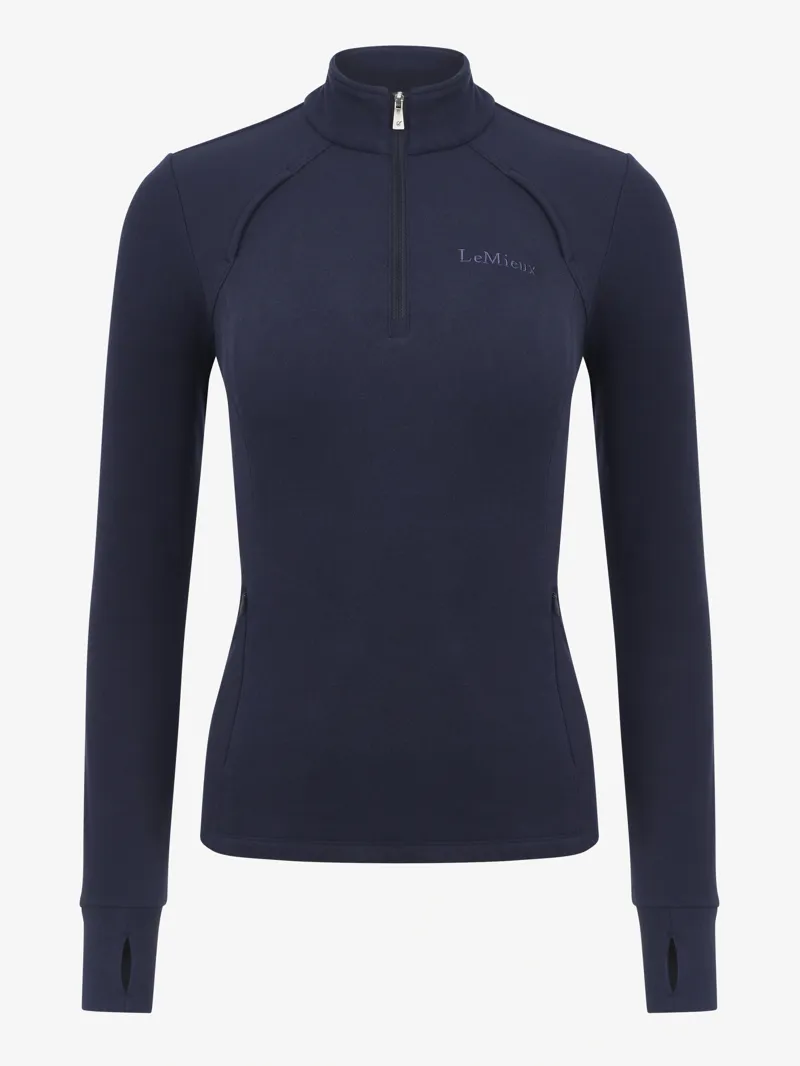 LeMieux Frances Quarter Zip Fleece Ladies in Navy-6