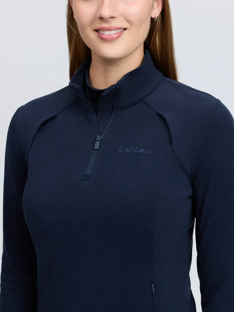 LeMieux Frances Quarter Zip Fleece Ladies in Navy-4