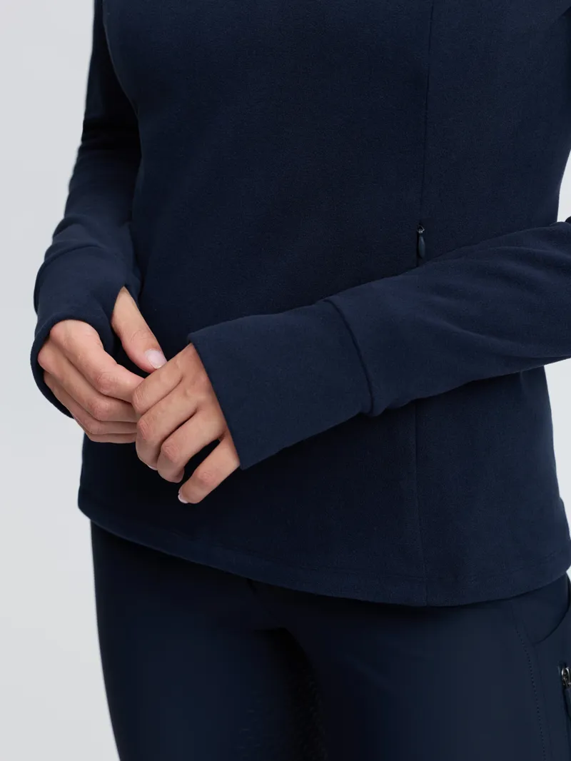 LeMieux Frances Quarter Zip Fleece Ladies in Navy-3