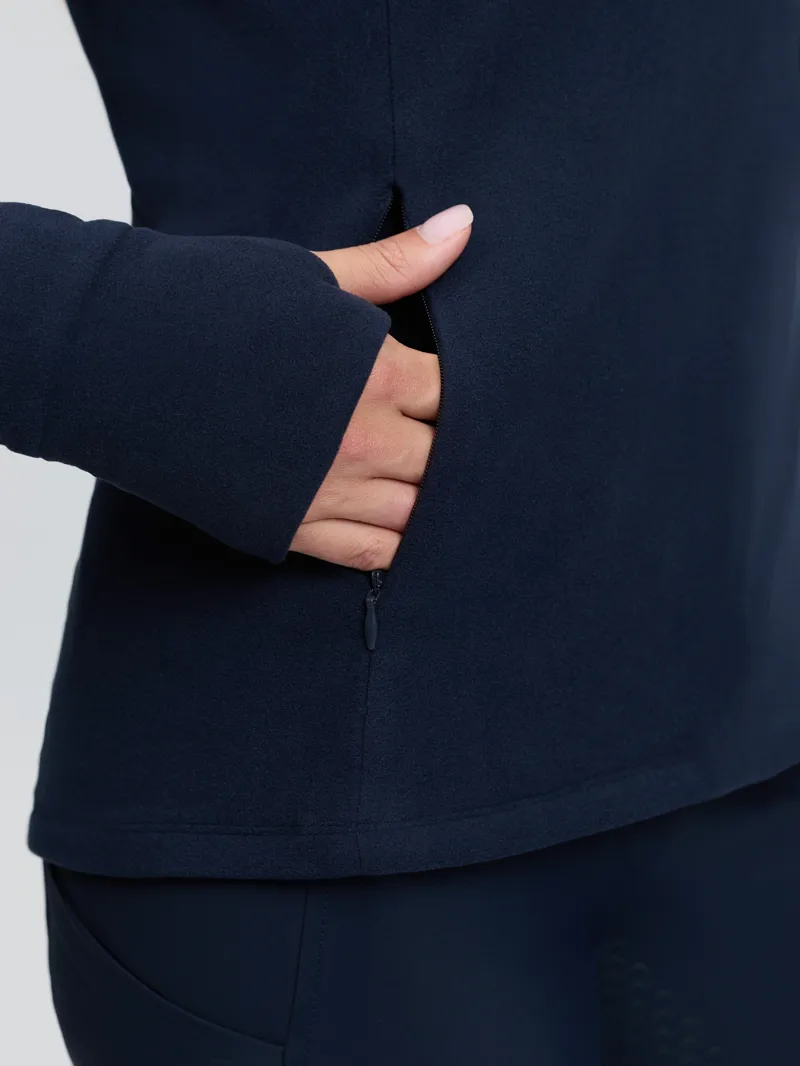LeMieux Frances Quarter Zip Fleece Ladies in Navy-2