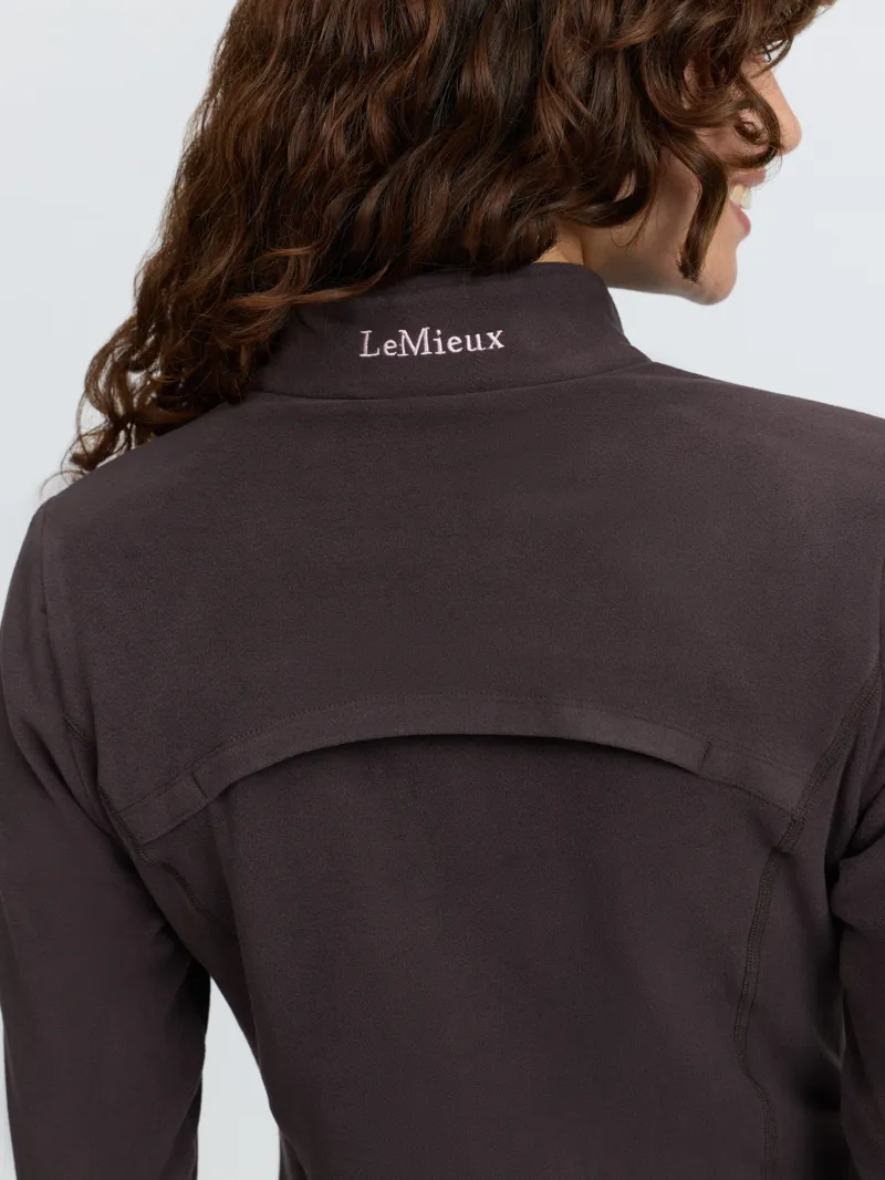 LeMieux Frances Quarter Zip Fleece Ladies in Cocoa-2