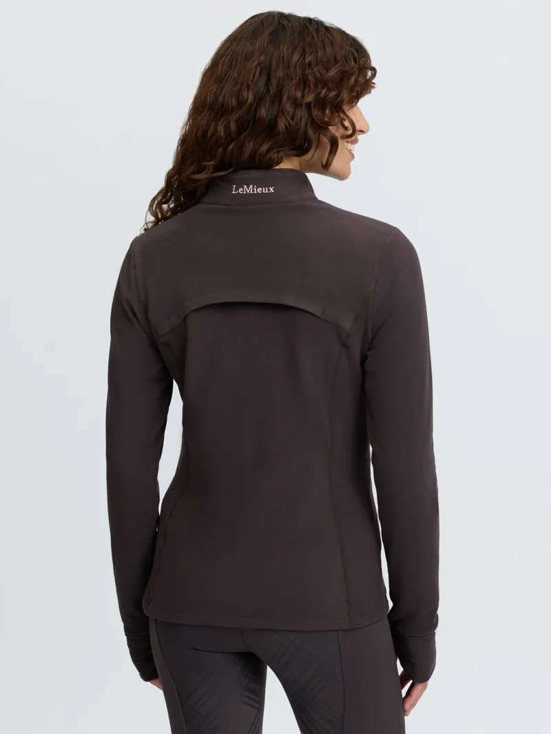 LeMieux Frances Quarter Zip Fleece Ladies in Cocoa-7