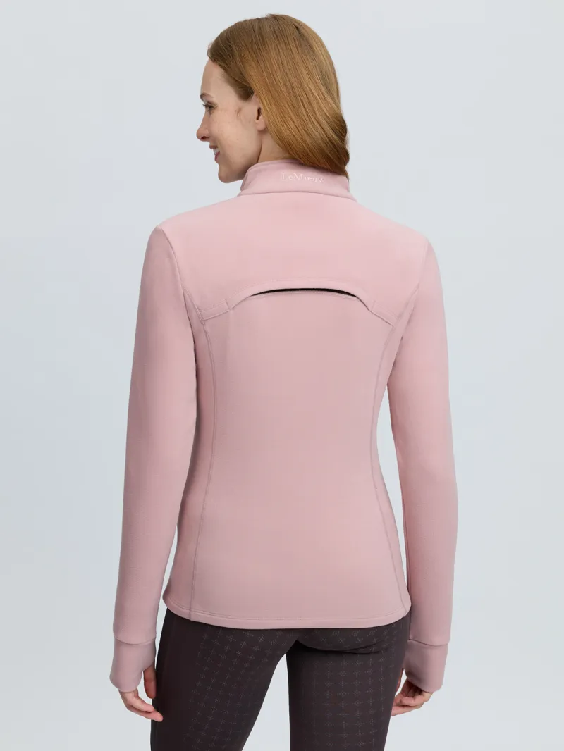 LeMieux Frances Quarter Zip Fleece Ladies in Wild Rose-4