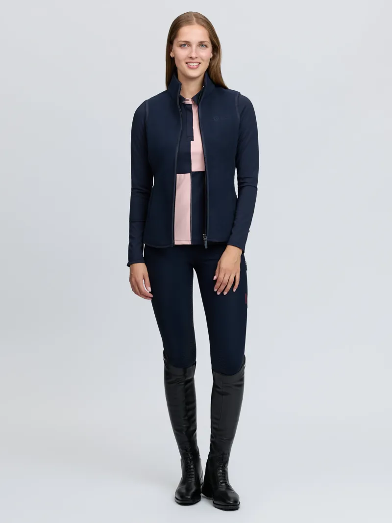 LeMieux Frankie Fleece Gilet Ladies in Navy-5