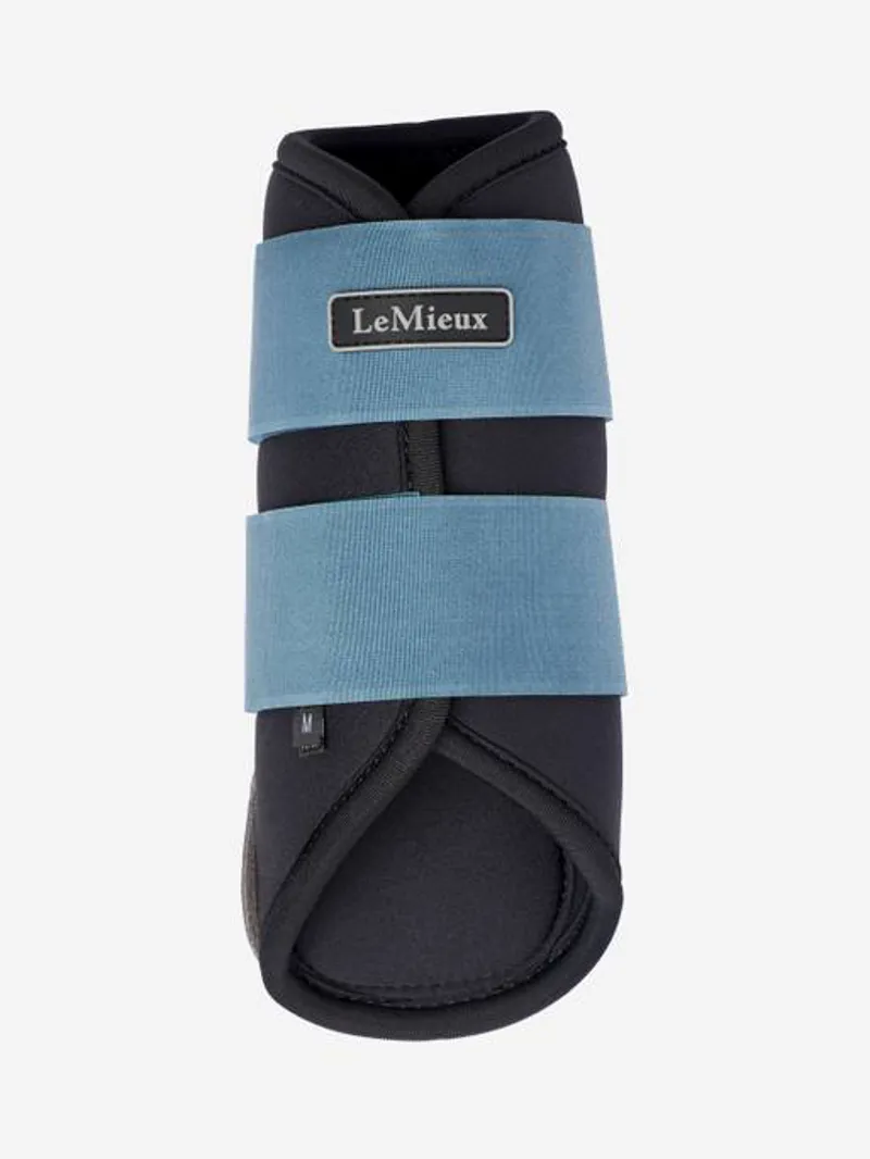 LeMieux Grafter Brushing Boots in Ice Blue-1