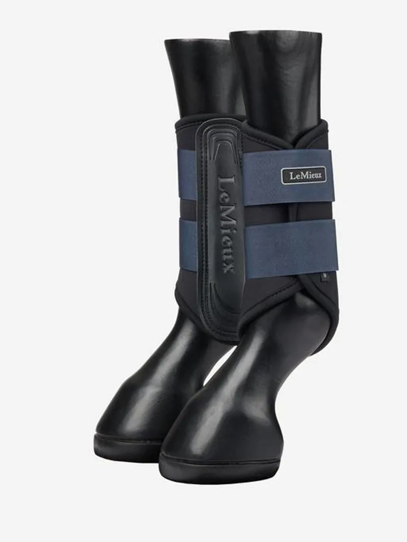 LeMieux Grafter Brushing Boots in Navy