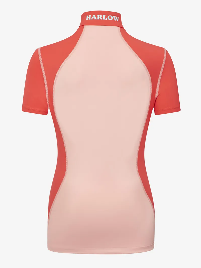 LeMieux Harlow Young Rider Short Sleeved Base Layer in Sugar Pink-1