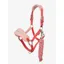 LeMieux Harlow Vogue Headcollar Set in Coral Crush