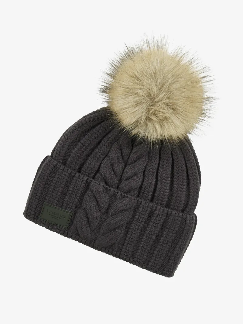 LeMieux Heritage Beanie in Cocoa-1