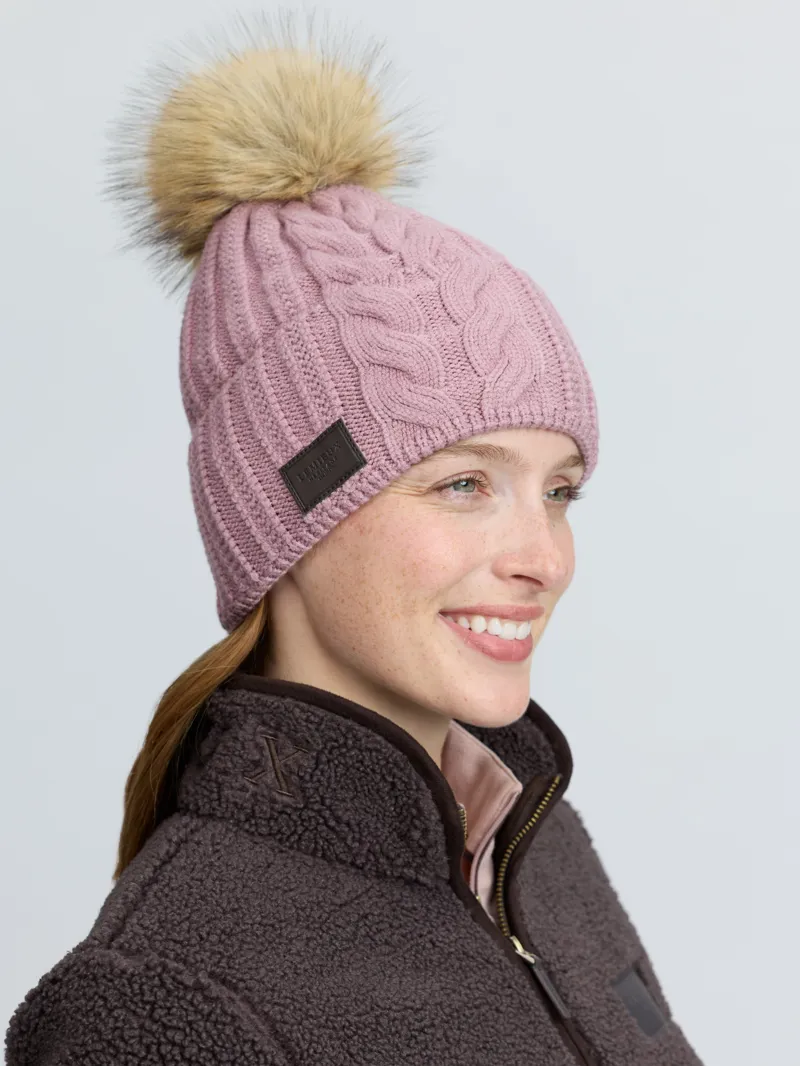 LeMieux Heritage Beanie in Wild Rose-2