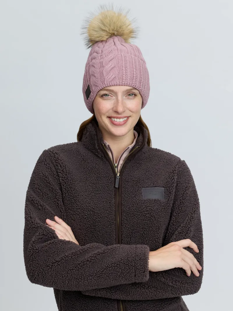 LeMieux Heritage Beanie in Wild Rose-4