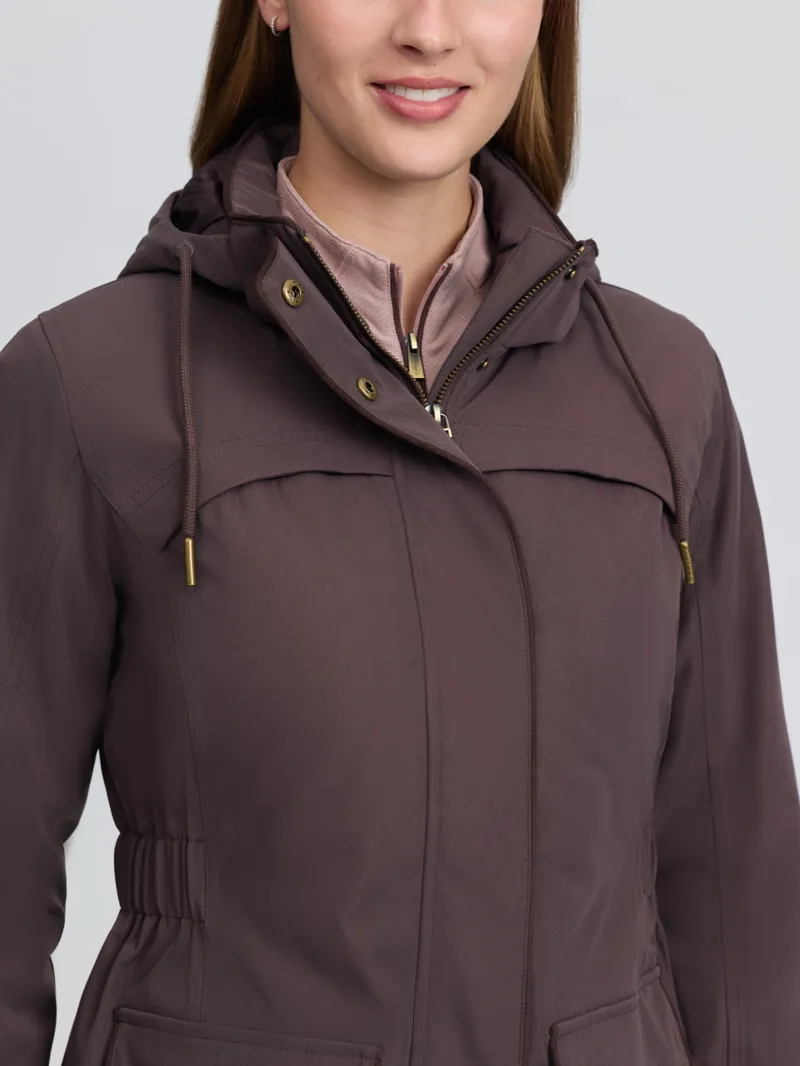 LeMieux Heritage Beatrice Waterproof Coat Ladies in Cocoa-10