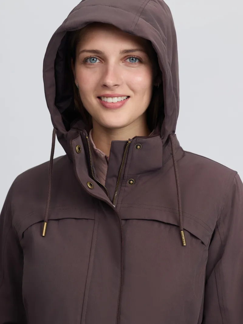 LeMieux Heritage Beatrice Waterproof Coat Ladies in Cocoa-4