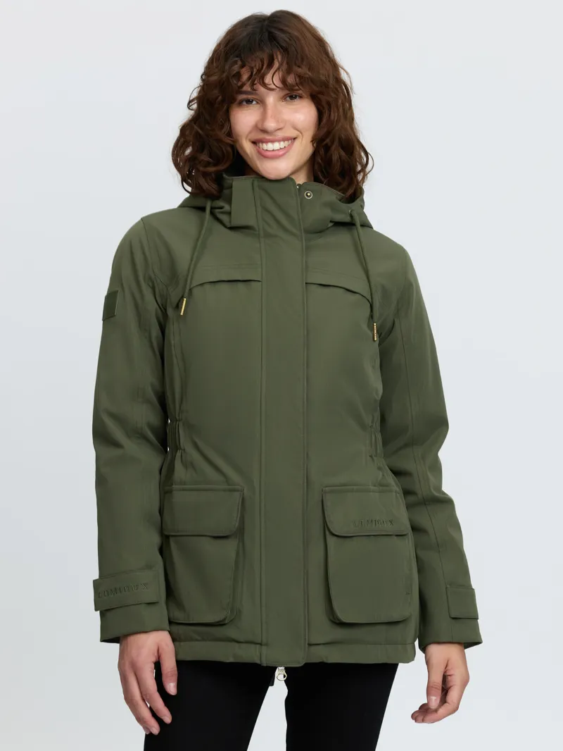 LeMieux Heritage Beatrice Waterproof Coat Ladies in Olive