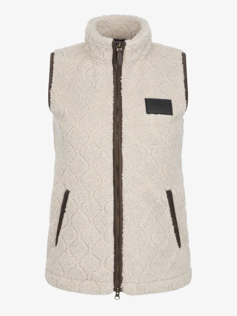 LeMieux Heritage Borg Gilet Ladies in Stone-2