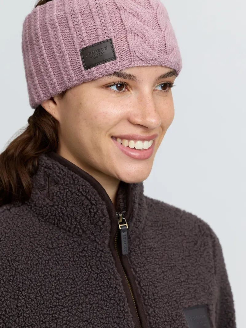 LeMieux Heritage Headband in Wild Rose-2