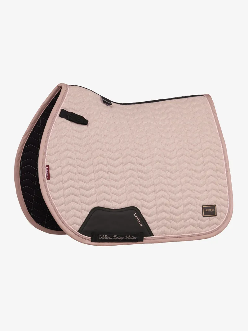 LeMieux Heritage Herringbone Jump Square in Wild Rose