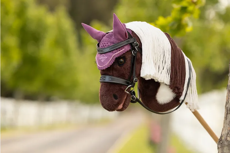LeMieux Hobby Horse Fly Hood in Mallow-1