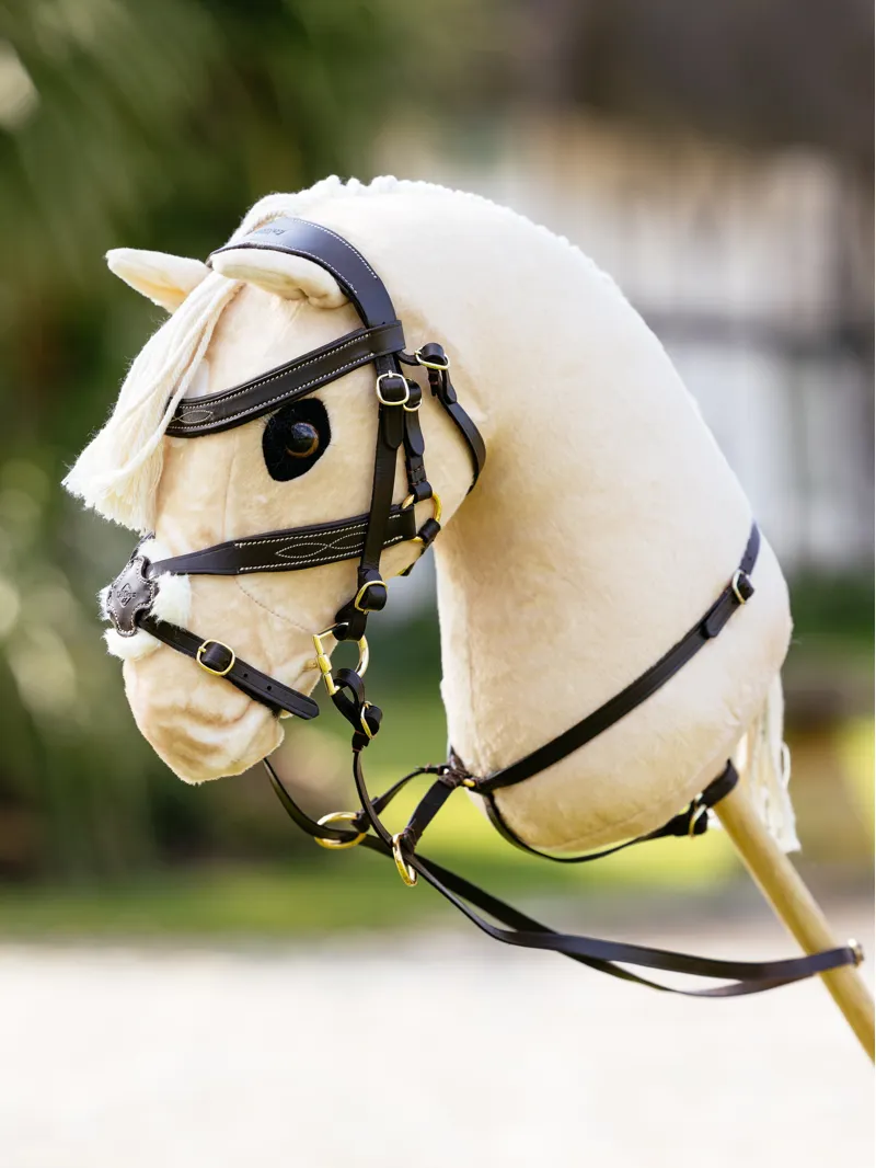 LeMieux Hobby Horse Running Martingale in Brown-1