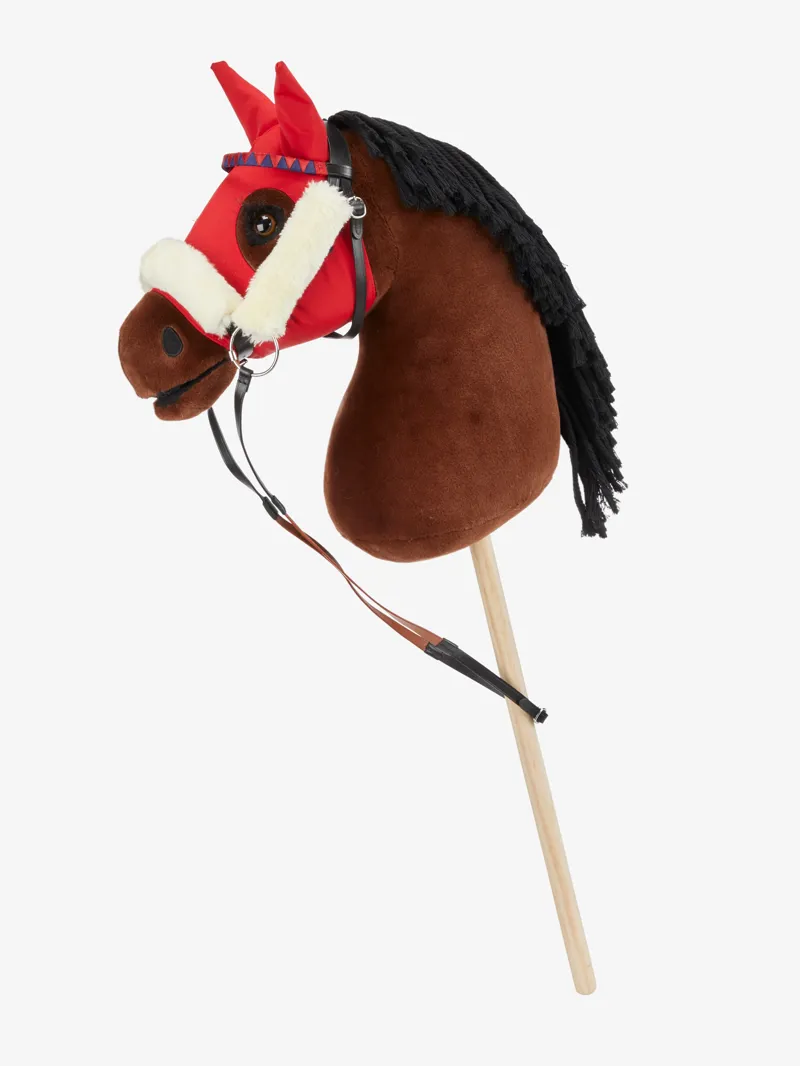 LeMieux Hobby Horse Stretch Hood in Chilli-1