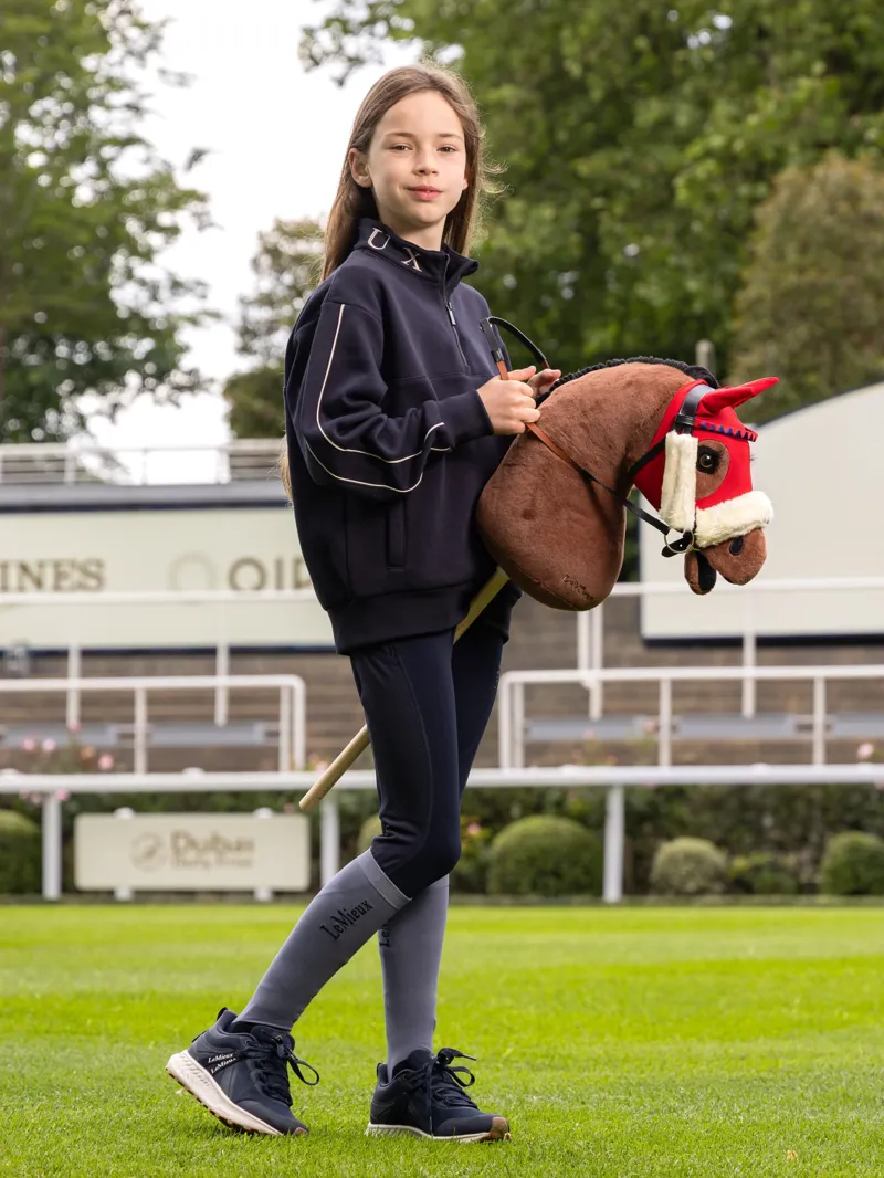 LeMieux Hobby Horse Stretch Hood in Chilli-2