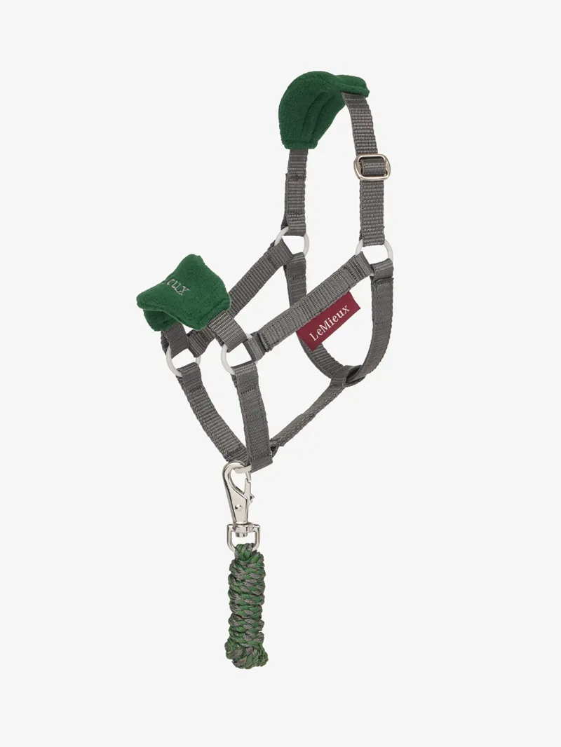 LeMieux Hobby Horse Vogue Headcollar and Leadrope in Hunter Green