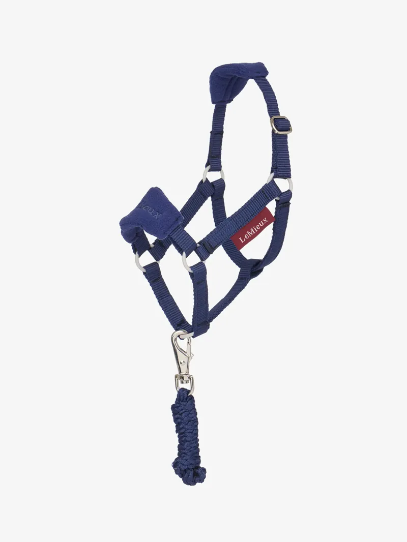 LeMieux Hobby Horse Vogue Headcollar and Leadrope in Ink Blue