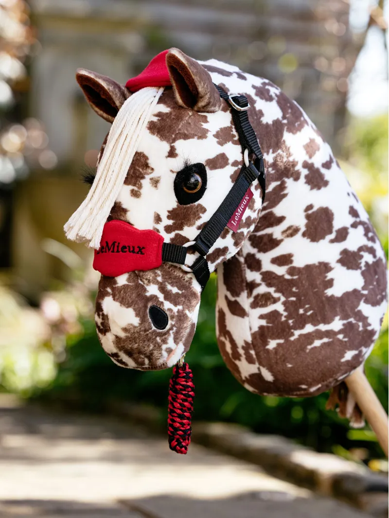 LeMieux Hobby Horse Vogue Headcollar and Leadrope Set in Chilli-1