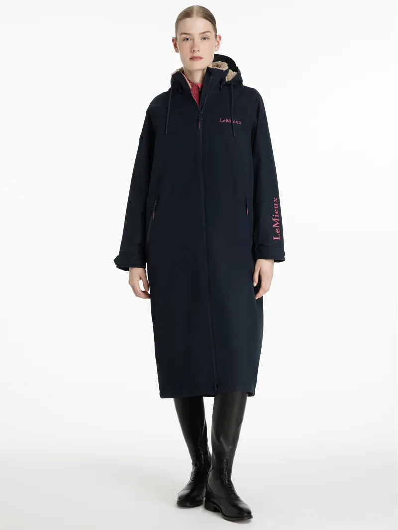 LeMieux Hydroshield Robe Ladies in Navy-3