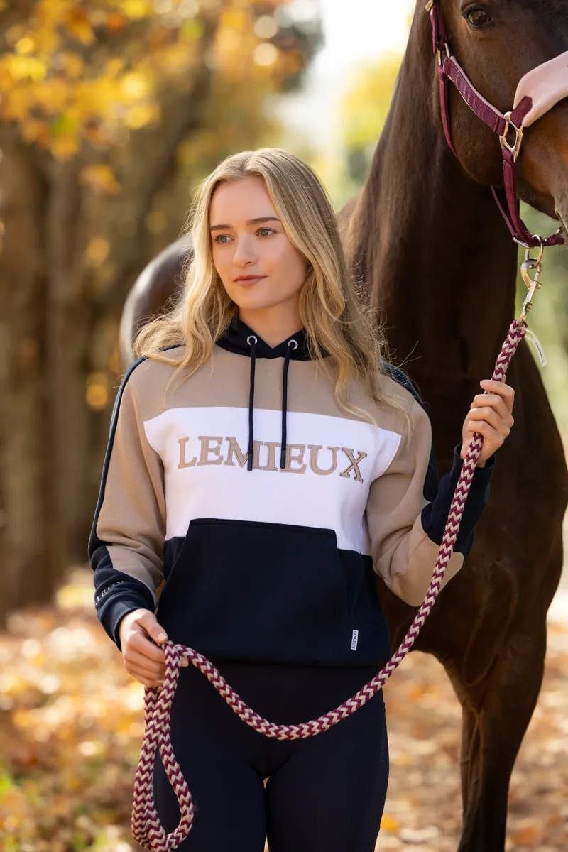LeMieux Kadie Colour Block Hoodie Ladies in Navy-5