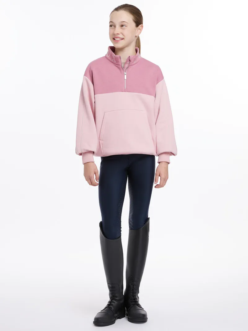 LeMieux Young Rider Kate Quarter Zip in Blossom-3