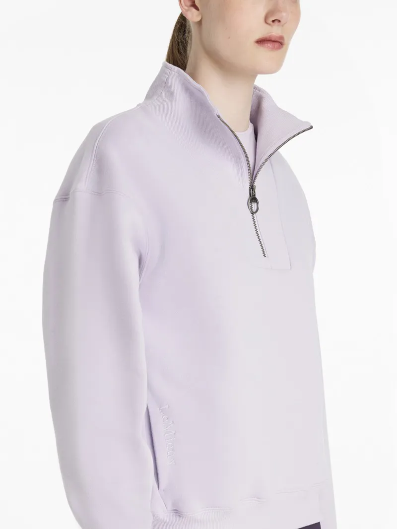 LeMieux Kiera Quarter Zip Sweatshirt Ladies in Lilac-1