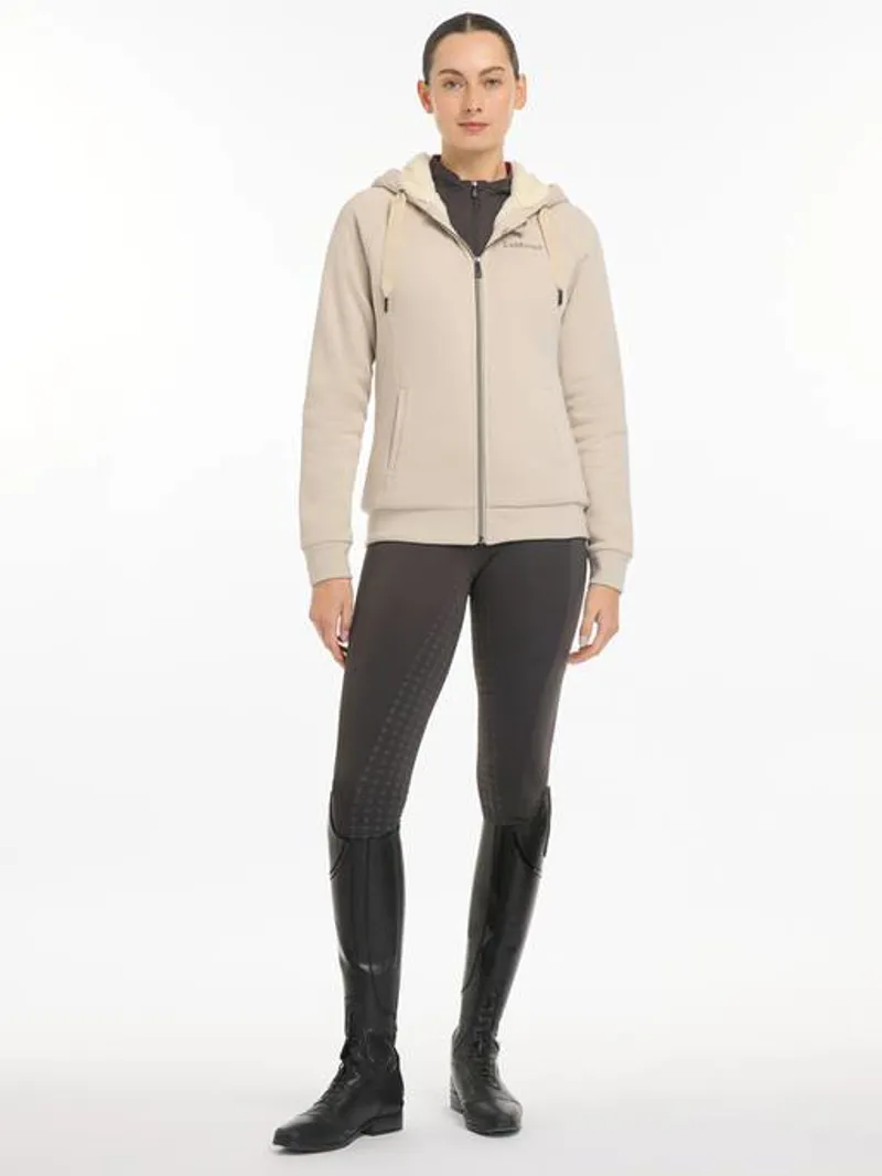 LeMieux Leia Lined Hoodie Ladies in Stone-1